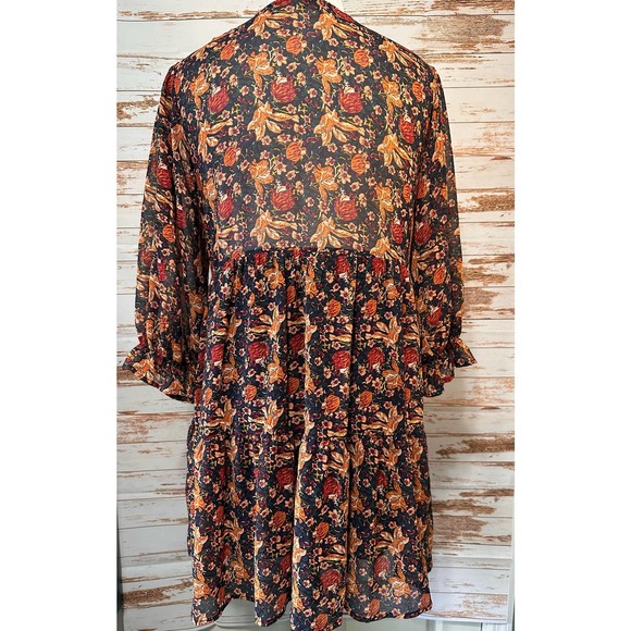 Umgee Womens Drop Waist Dress or tunic-Large - Picture 6 of 14